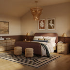Hatia Basketweave Panel Bed