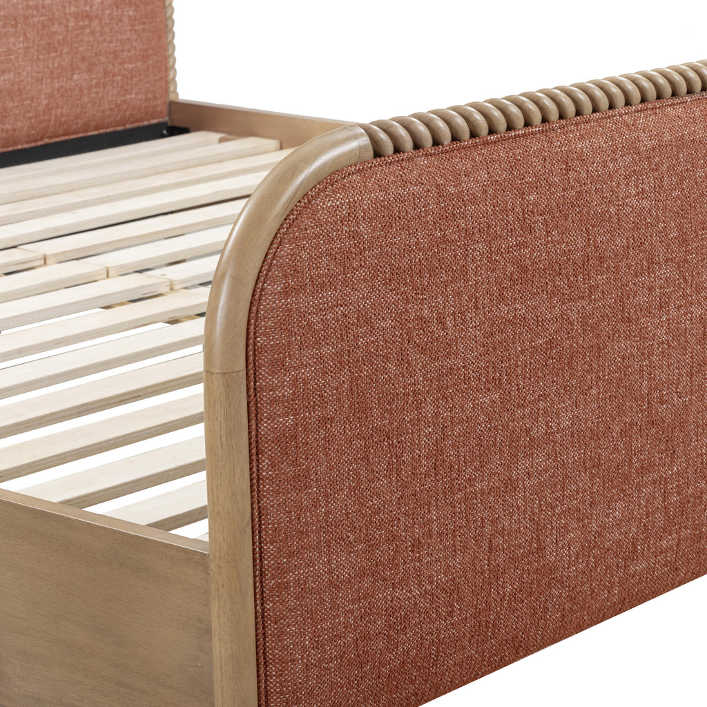 Hatia Basketweave Panel Bed