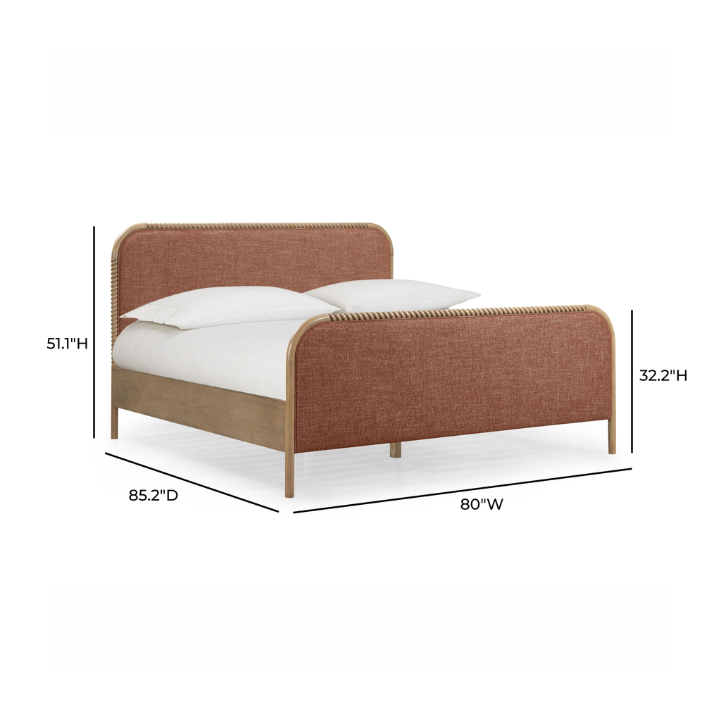 Hatia Basketweave Panel Bed