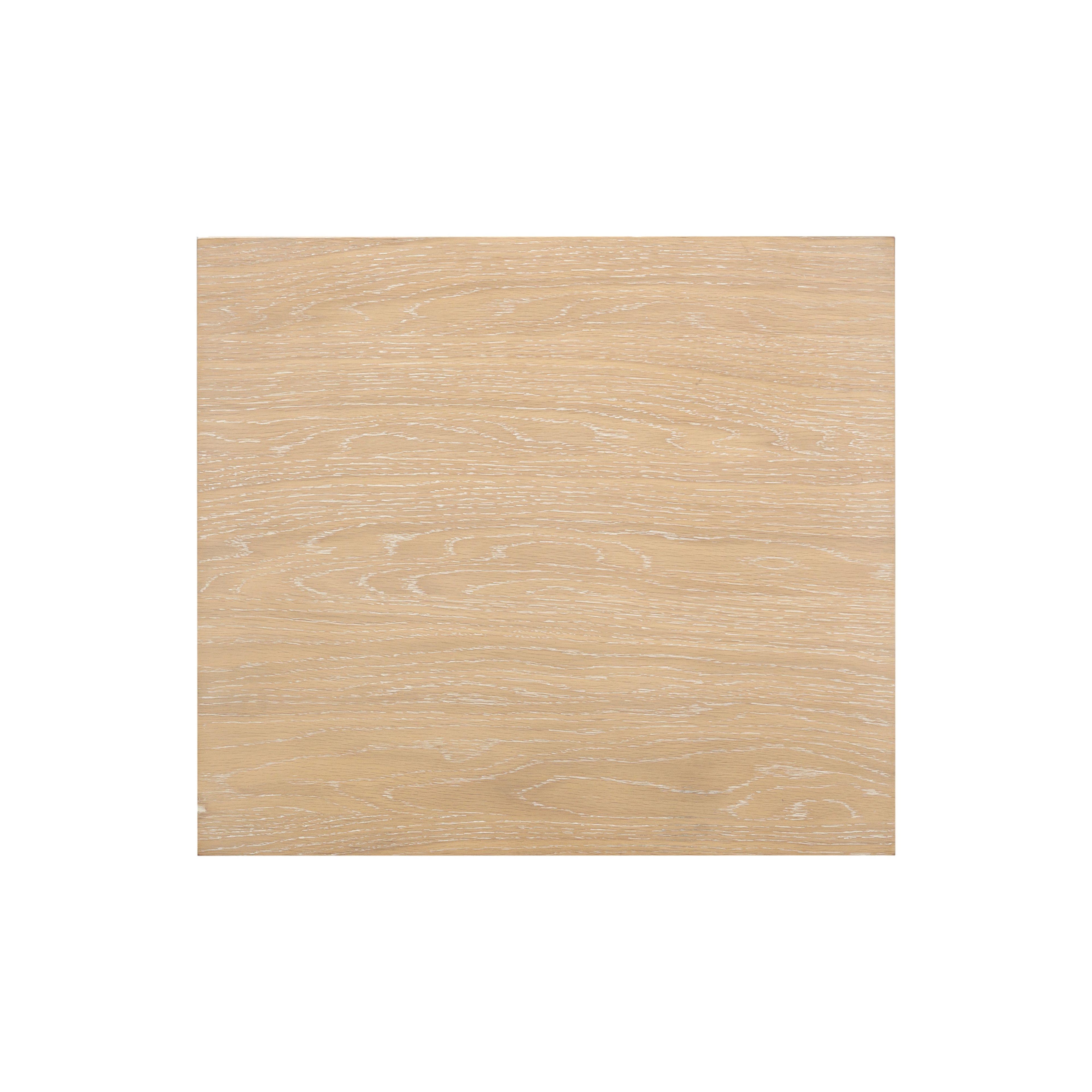 Bristol Park 20 Whitewashed Oak Wood 2-Drawer Nightstand