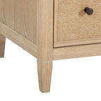Bristol Park 62 Whitewashed Oak Wood 6-Drawer Dresser