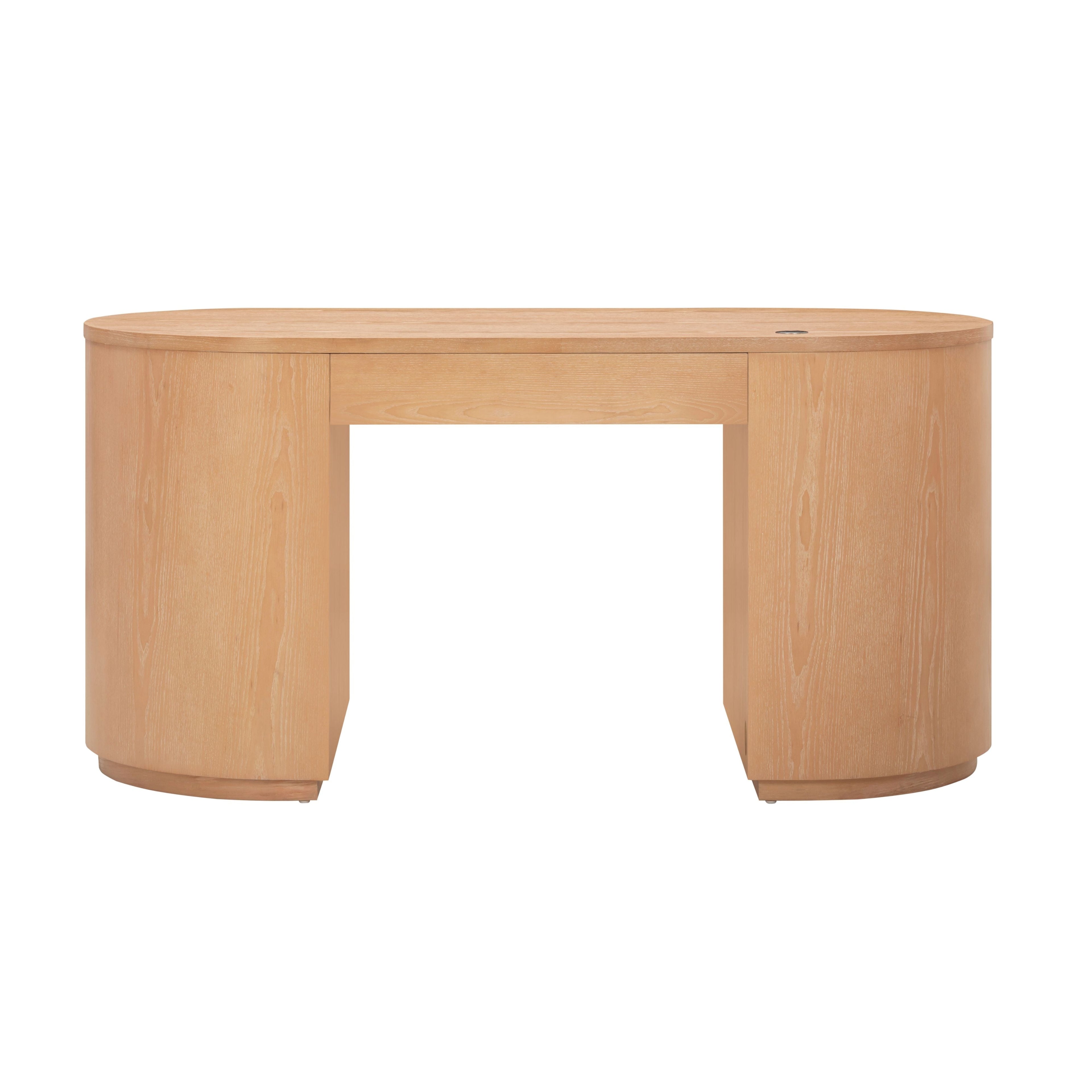 Marlow 64 Wood Executive Desk With Storage