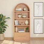 Marlow Wood Bookcase With File Drawer