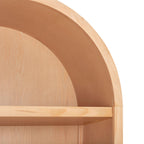 Marlow Wood Bookcase With File Drawer