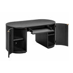 Marlow 64 Wood Executive Desk With Storage