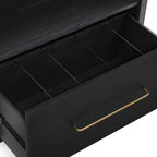 Marlow Wood Bookcase With File Drawer