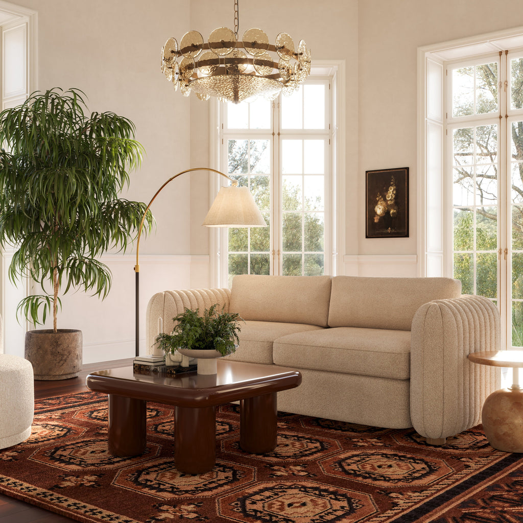 Porto 90 Honey Boucle Sofa