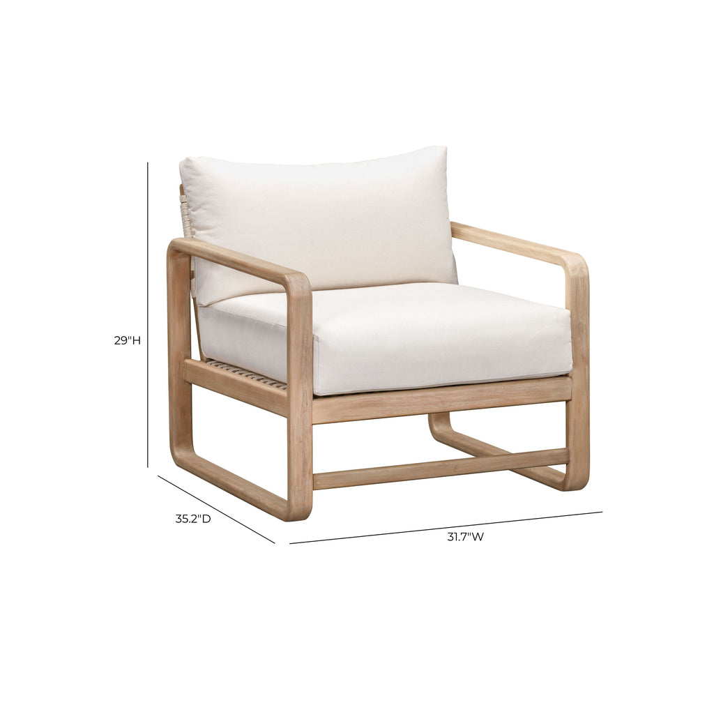 Palata Cream Outdoor Accent Chair
