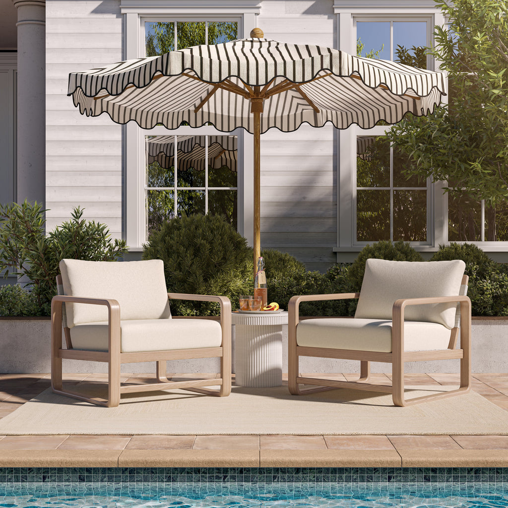 Palata Cream Outdoor Accent Chair