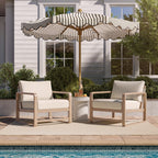 Palata Cream Outdoor Accent Chair