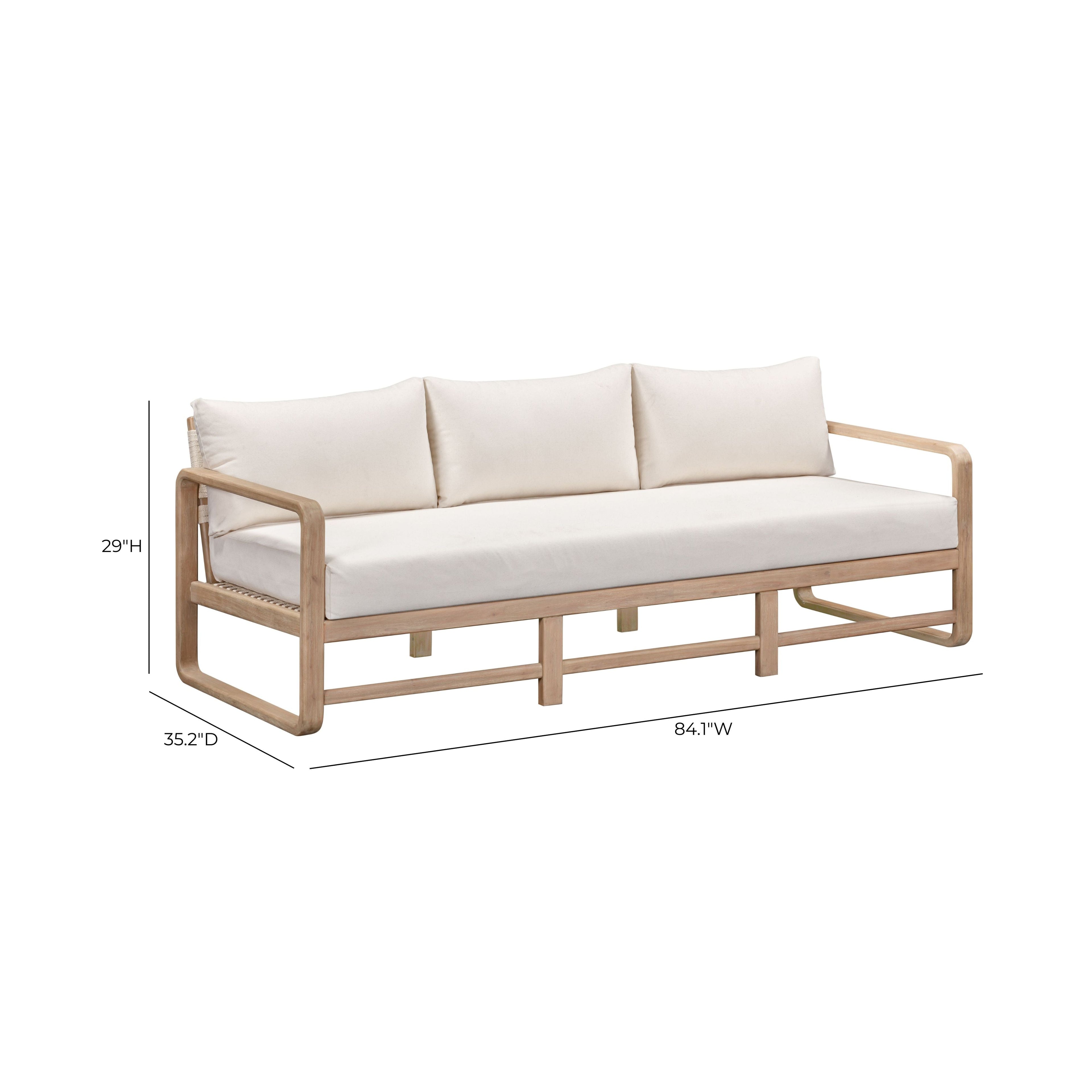 Palata 84 Cream Outdoor Sofa