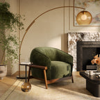 Piedmont Upcycled Chenille Accent Chair