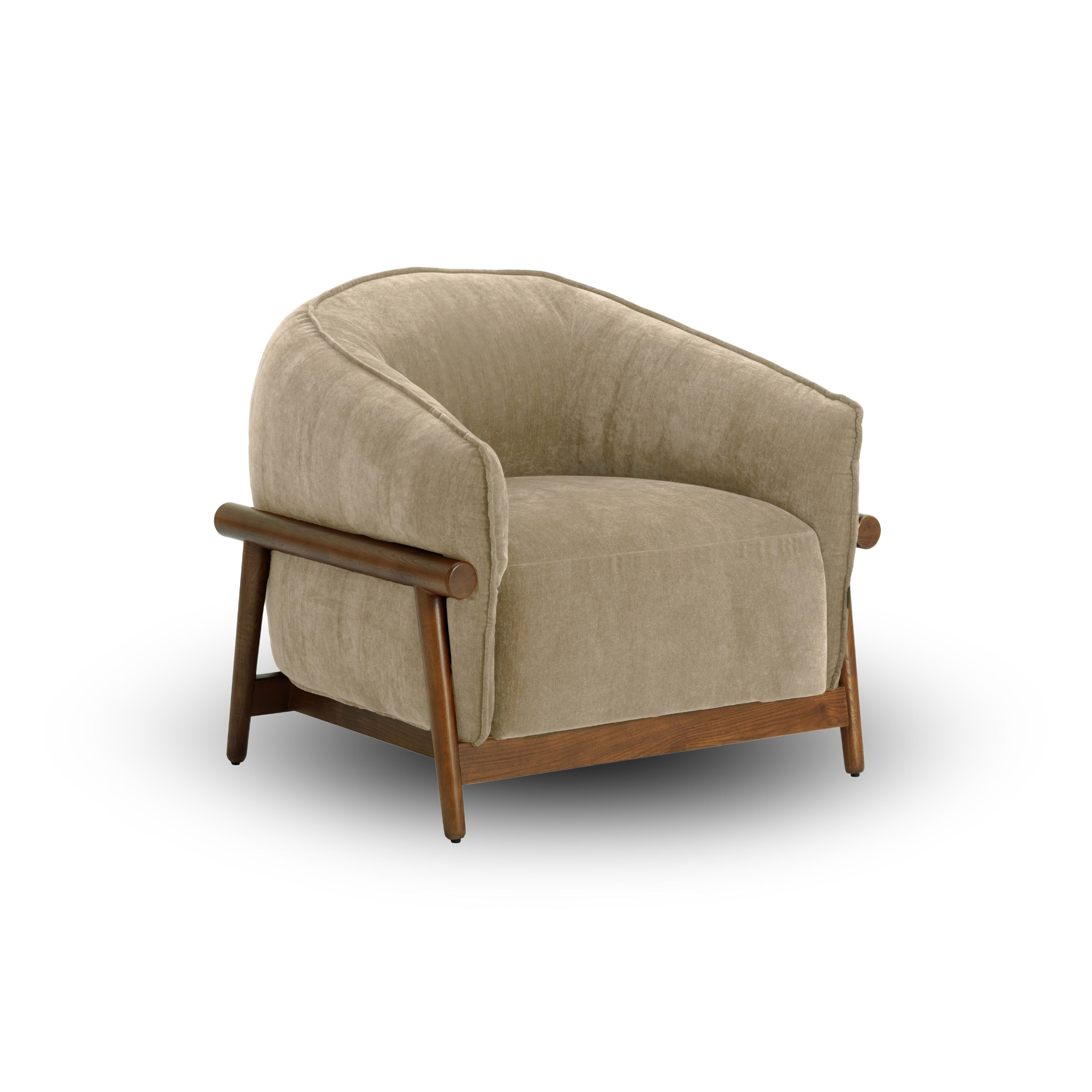 Piedmont Upcycled Chenille Accent Chair