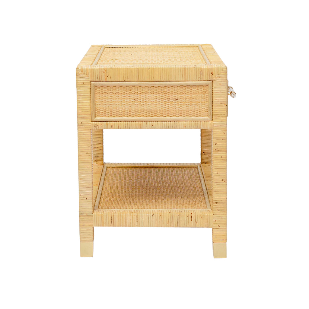 Amara 25 Natural Rattan Nightstand