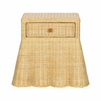 Pentra 25 Natural Rattan Nightstand With Drawer