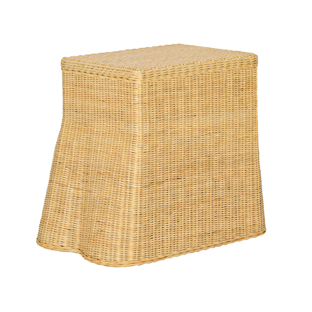 Pentra 25 Natural Rattan Nightstand With Drawer