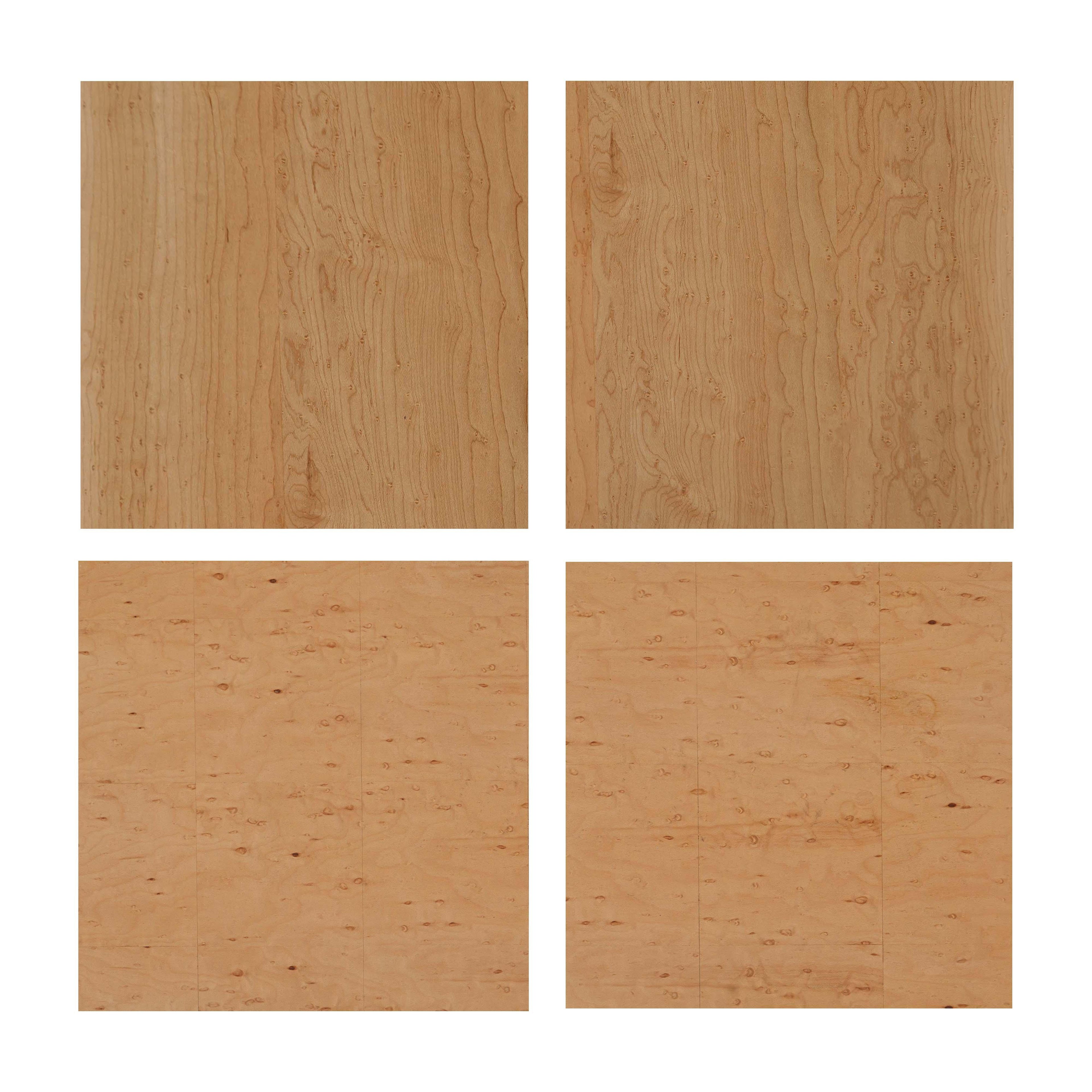 Abigail 22 Natural Birdseye Maple 3-Drawer Nightstand