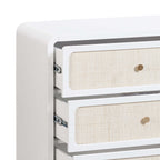 Patty 62 Rattan 6 Drawer Dresser