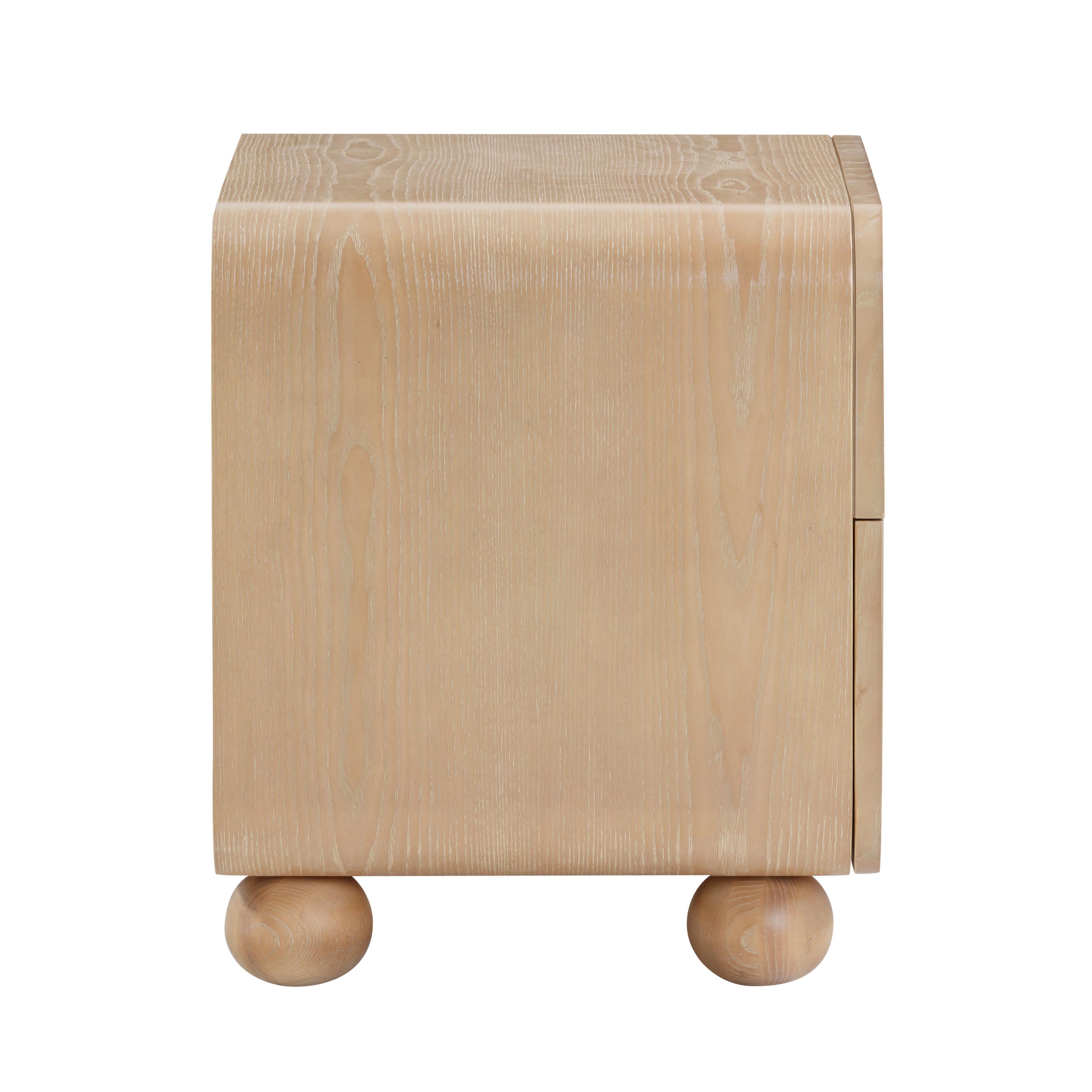 Moonrise 20 Natural Ash Nightstand With Drawer
