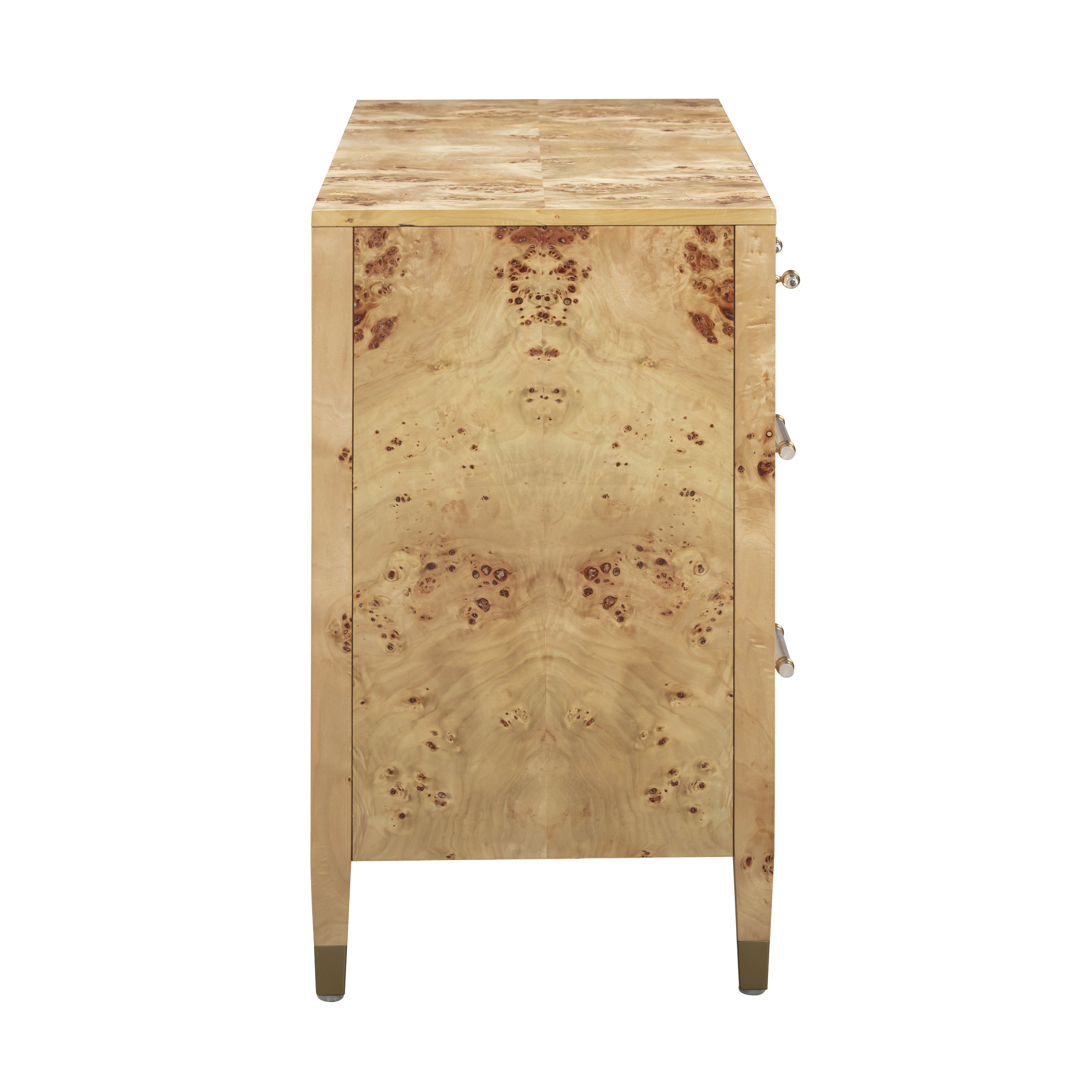 Brandyss 62 Burl 7-Drawer Dresser