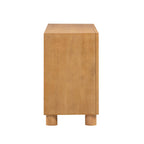 Miles 62 Natural Wood 6-Drawer Dresser