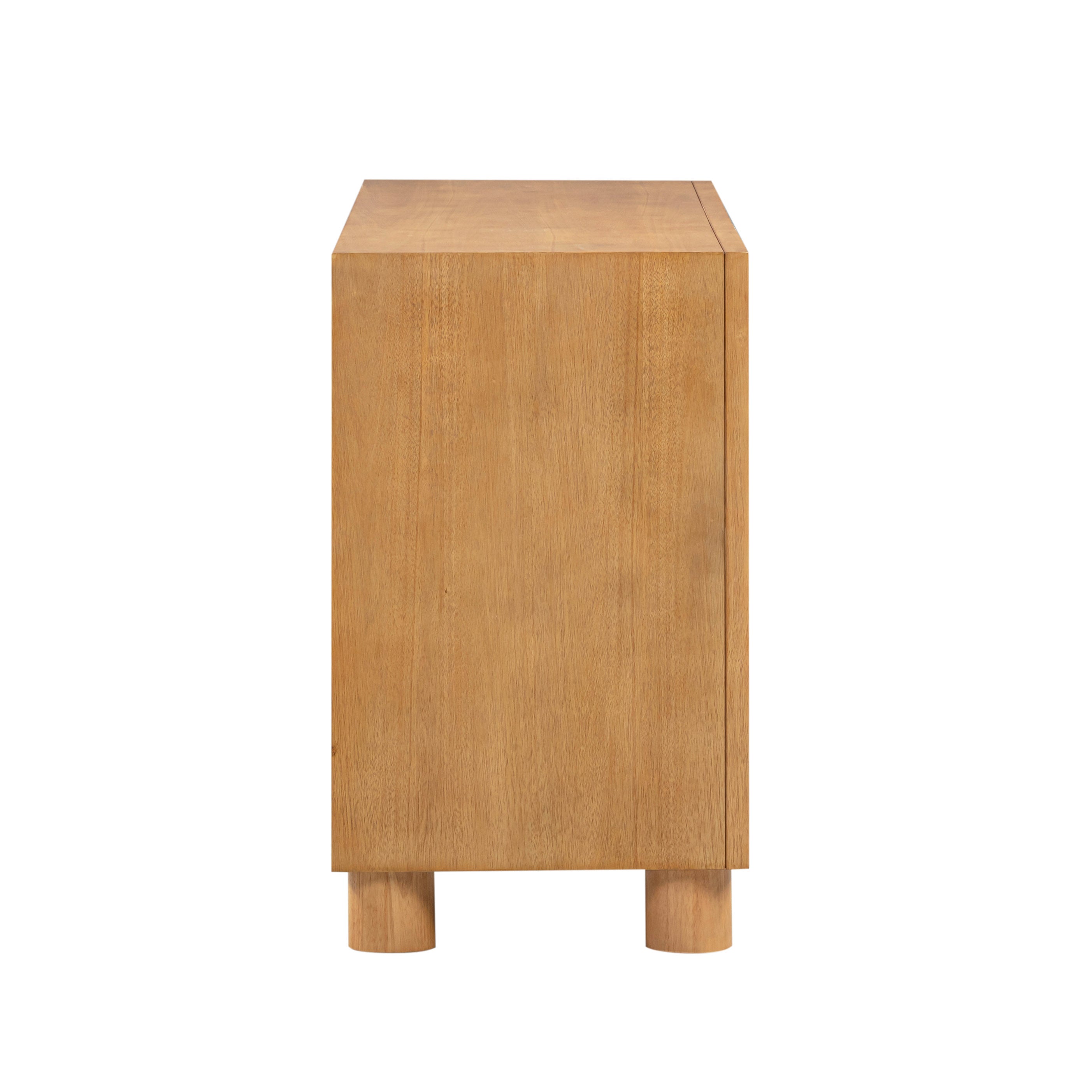 Miles 62 Natural Wood 6-Drawer Dresser