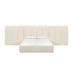 Palani Cream Boucle Wings - Queen or King (Set of 2)