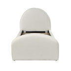 Moon Cream Boucle Twin Trundle Bed