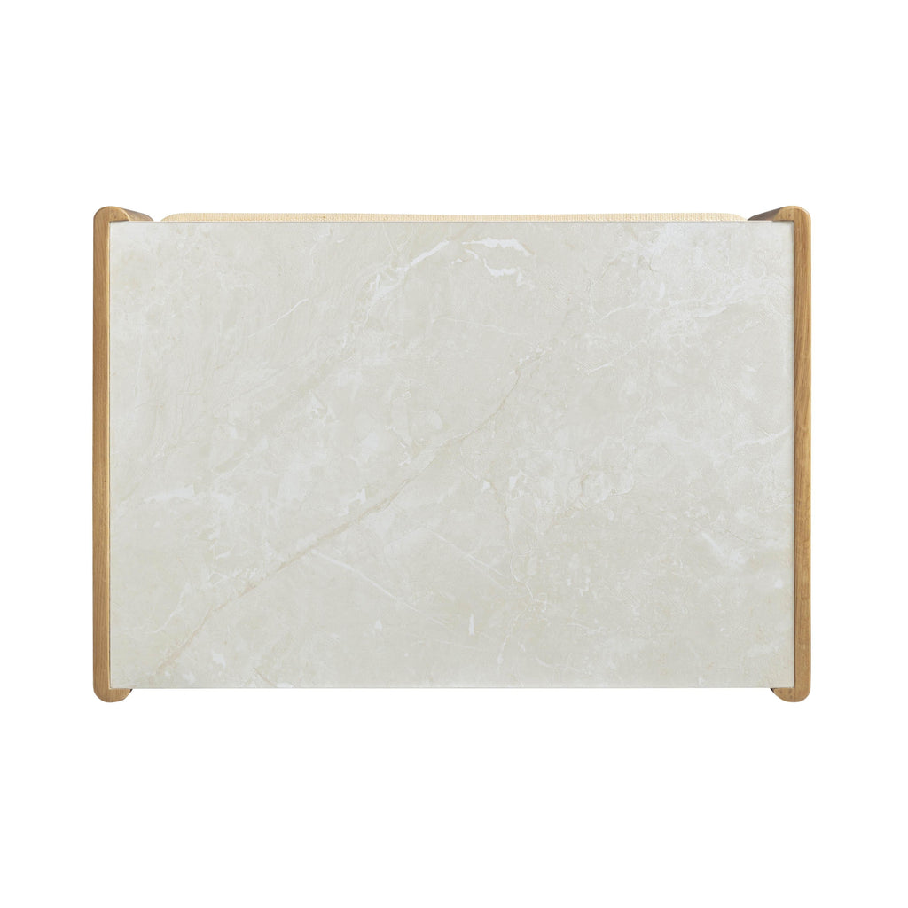 Paige 26 Natural Oak 2-Drawer Nightstand