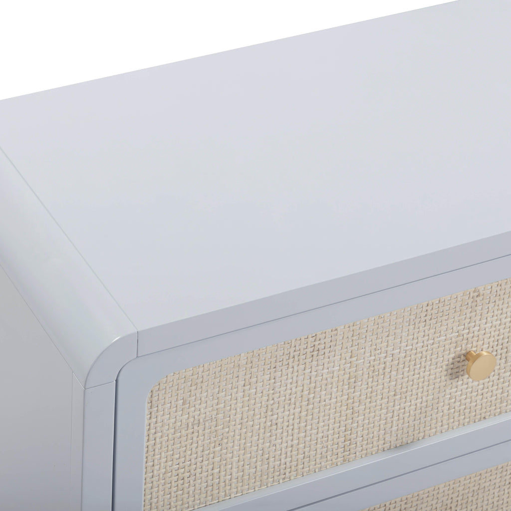 Patty 62 Rattan 6 Drawer Dresser