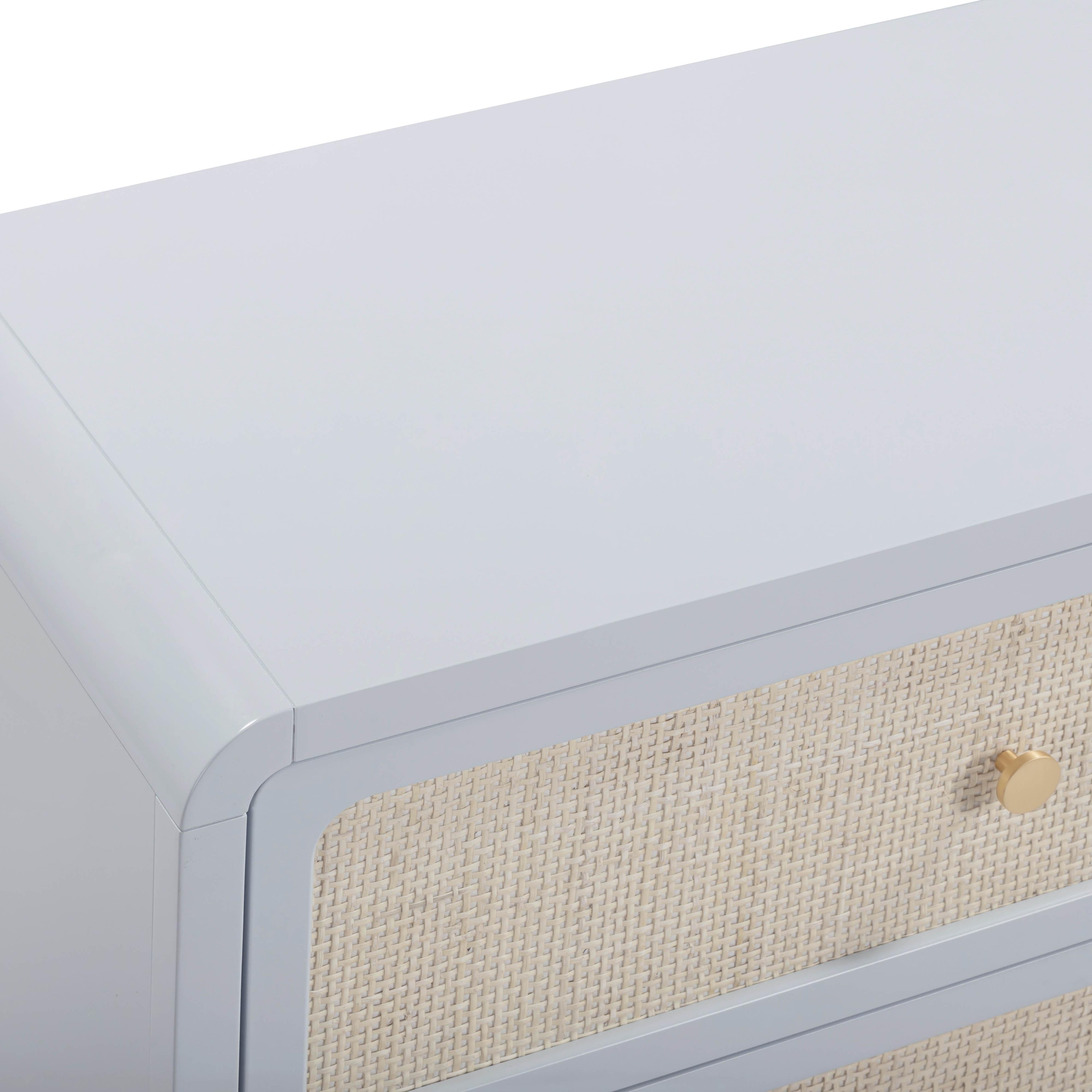 Patty 62 Rattan 6 Drawer Dresser