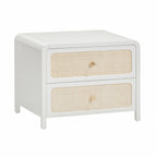 Patty 28 Rattan 2 Drawer Nightstand