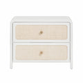 Patty 28 Rattan 2 Drawer Nightstand
