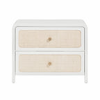 Patty 28 Rattan 2 Drawer Nightstand