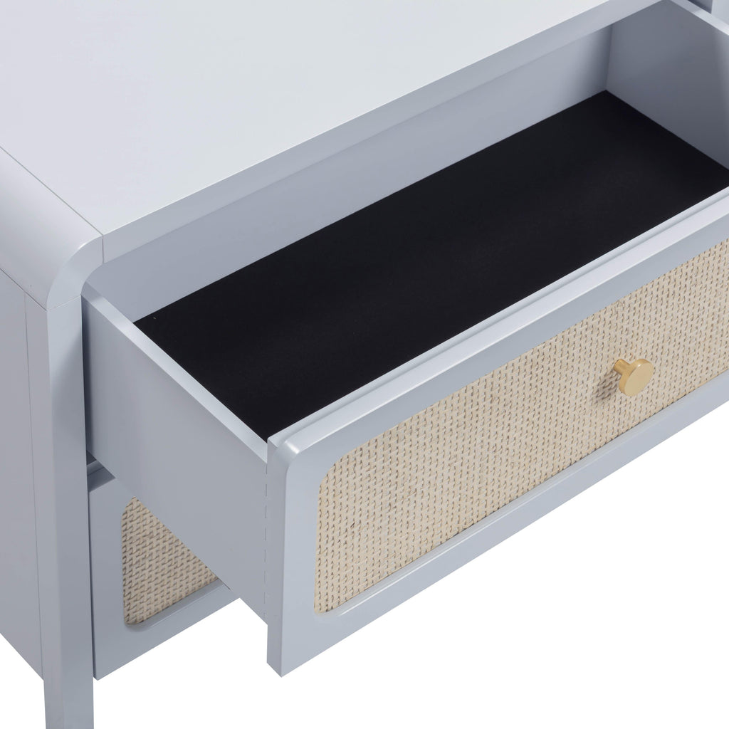 Patty 28 Rattan 2 Drawer Nightstand