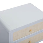 Patty 28 Rattan 2 Drawer Nightstand