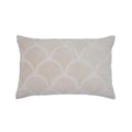 Destiny 24X16 White Woven Rectangular Cushion