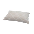 Destiny 24X16 White Woven Rectangular Cushion