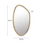 Mika 23X35.4 Gold Wall Mirror
