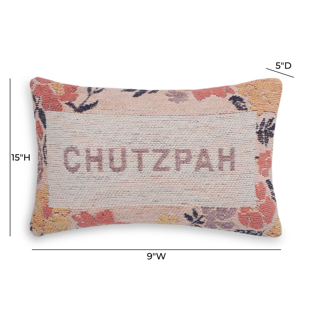Chutzpah 15X9 Jacquard Woven Pillow