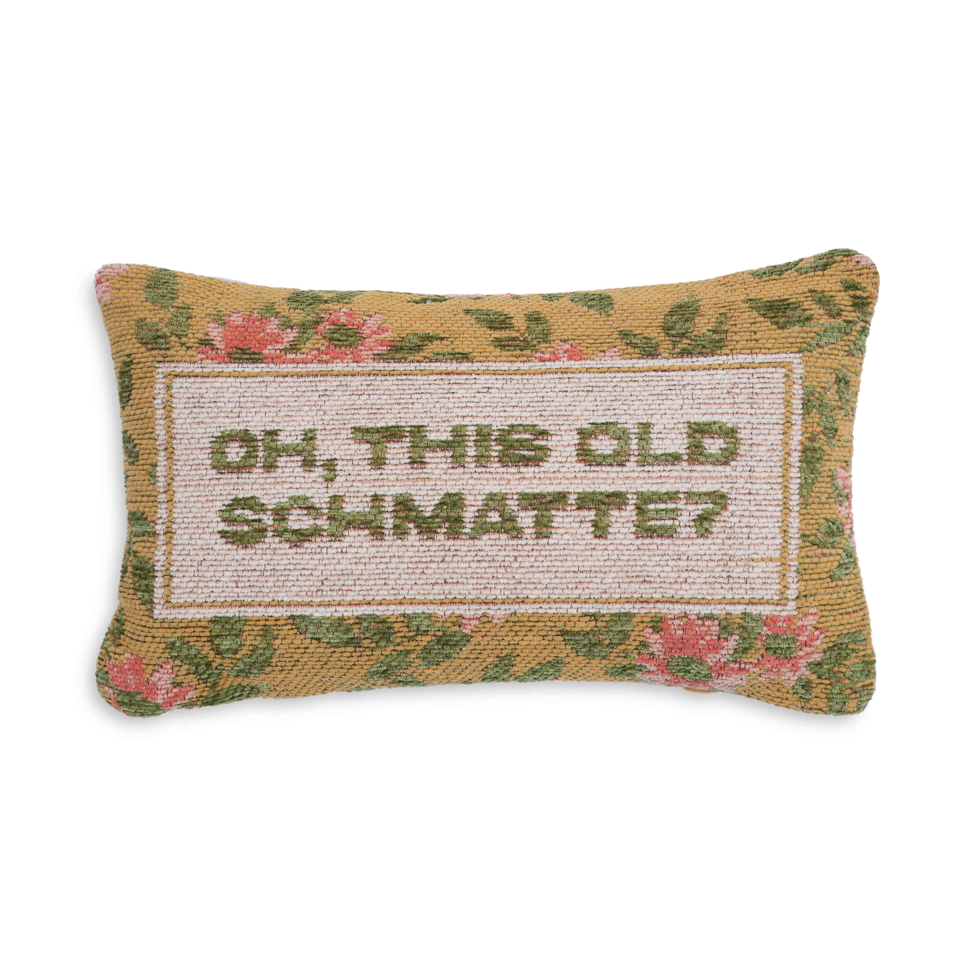Oh, This Old Schmatte 15X9 Jacquard Cotton Pillow