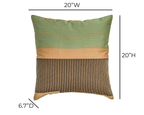 Deco 20 inch Square Pillow