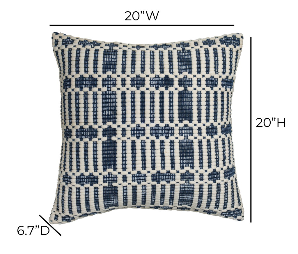 Maresh 20 inch Square Woven Pillow