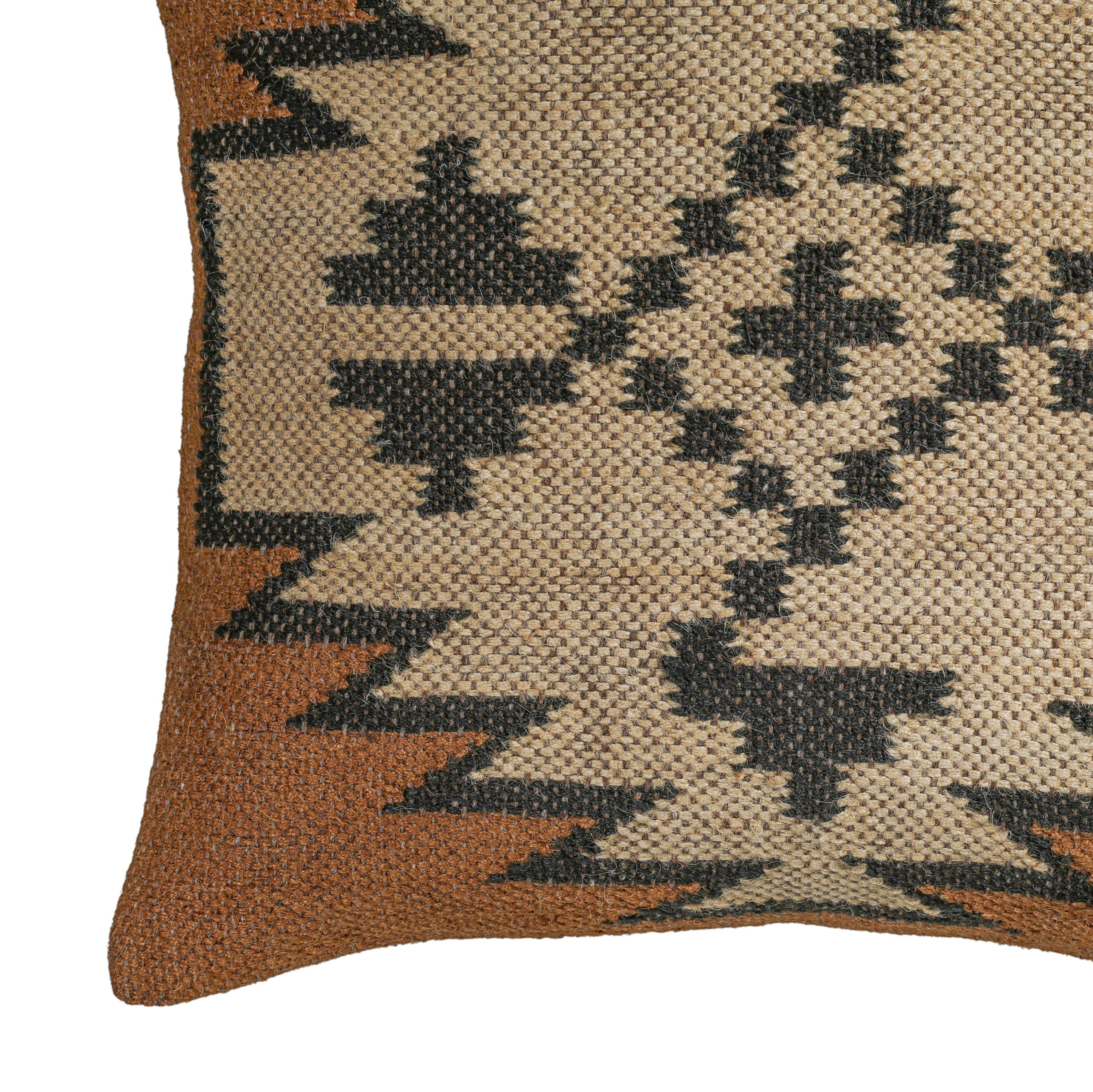 Terra 20  Square Wool and Jute Kilim Pillow