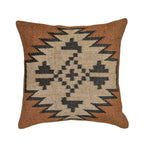 Terra 20  Square Wool and Jute Kilim Pillow