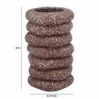 Gabby Speckled Cairn Vase