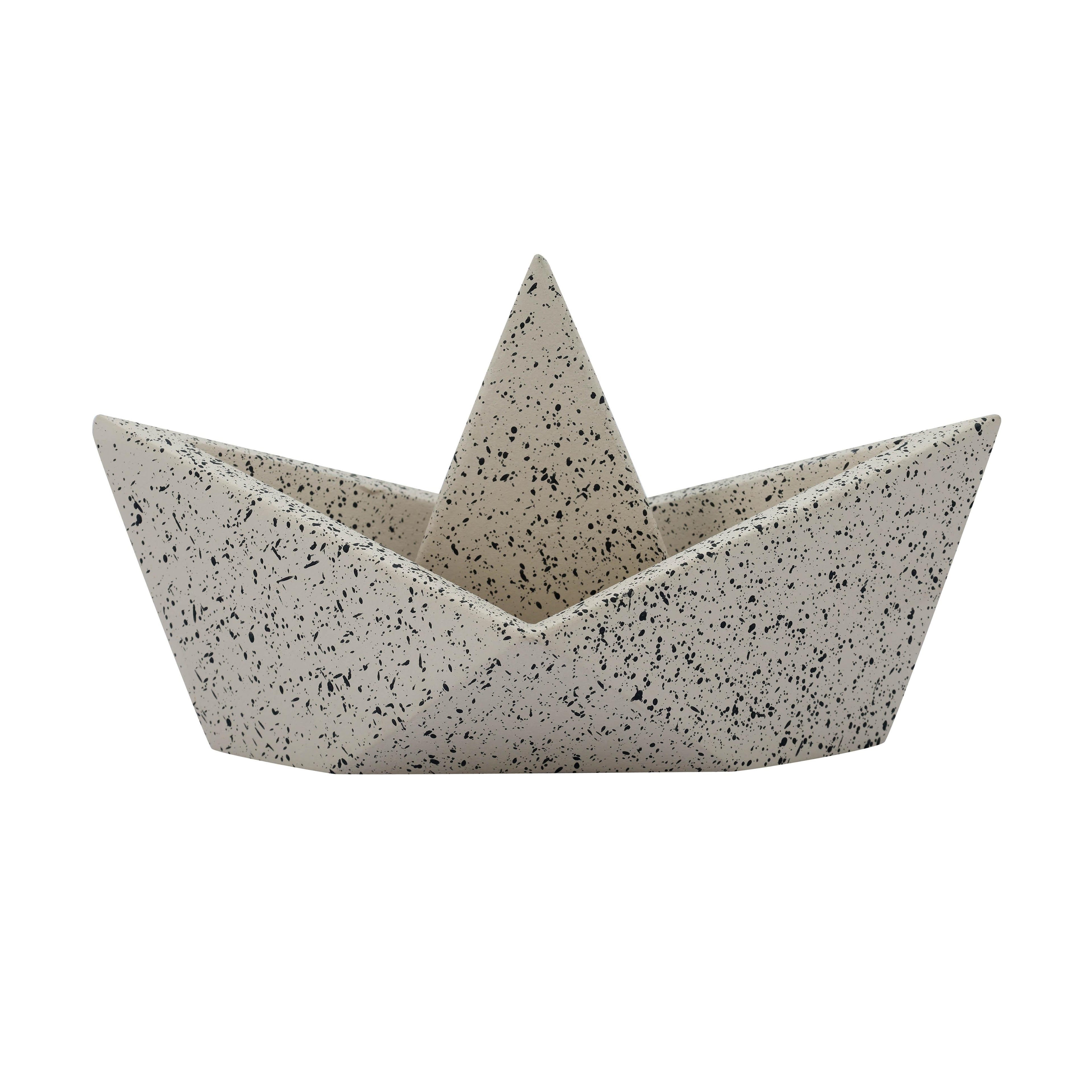 Gabby Speckled Cream Sailboat Catchall