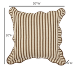 Striped 20 Linen Accent Cushion