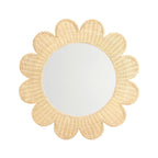 Coralie 33.4 Rattan Round Wall Mirror
