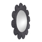Coralie 33.4 Rattan Round Wall Mirror